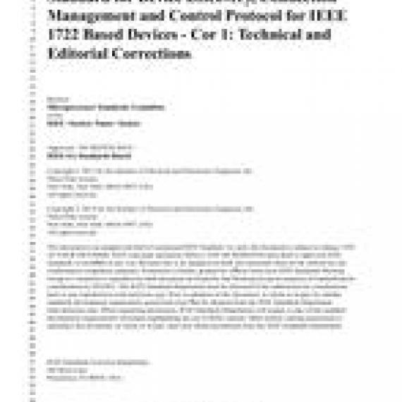 IEEE 1722.1-2013/Cor 1-2018