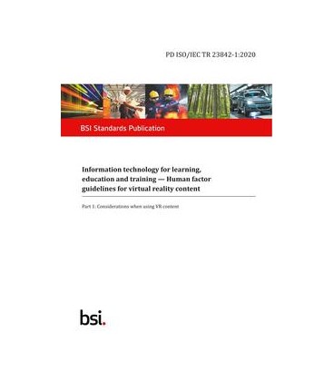 BS PD ISO/IEC TR 23842-1:2020