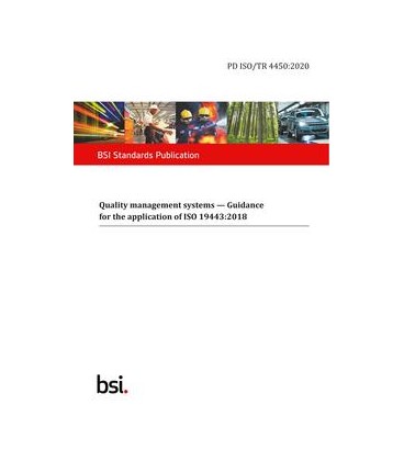 BS PD ISO/TR 4450:2020