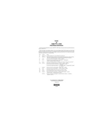 ASME PTC 4-2008 Errata