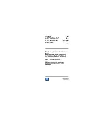 IEC 60519-3 Ed. 3.0 b:2005