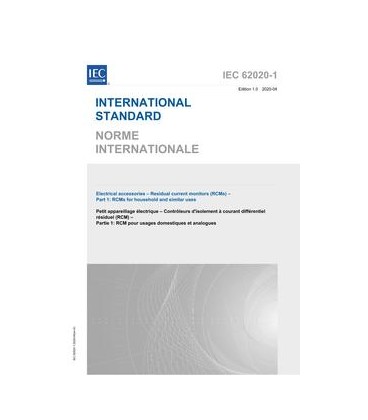 IEC 62020-1 Ed. 1.0 b:2020