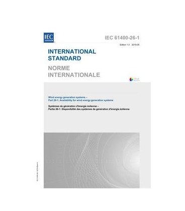 IEC 61400-26-1 Ed. 1.0 b:2019