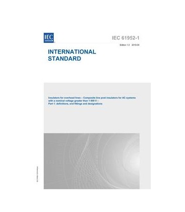 IEC 61952-1 Ed. 1.0 en:2019