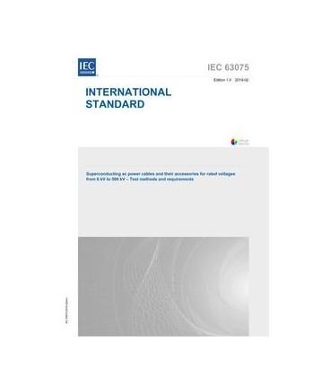 IEC 63075 Ed. 1.0 en:2019