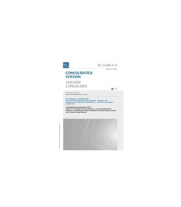 IEC 61000-4-13 Ed. 1.2 b:2015