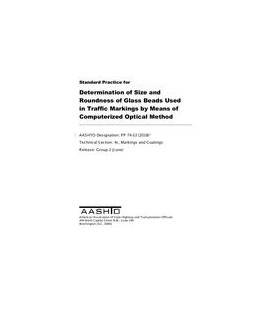 AASHTO PP 74-13 (2018)