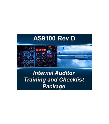 AS9100D Internal Auditor Training &amp; Checklist Package