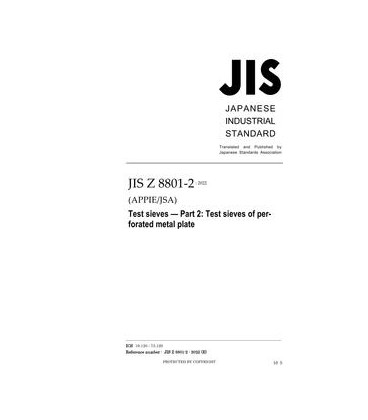 JIS Z 8801-2:2022