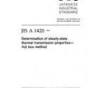 JIS A 1420:1999