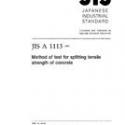 JIS A 1113:1999