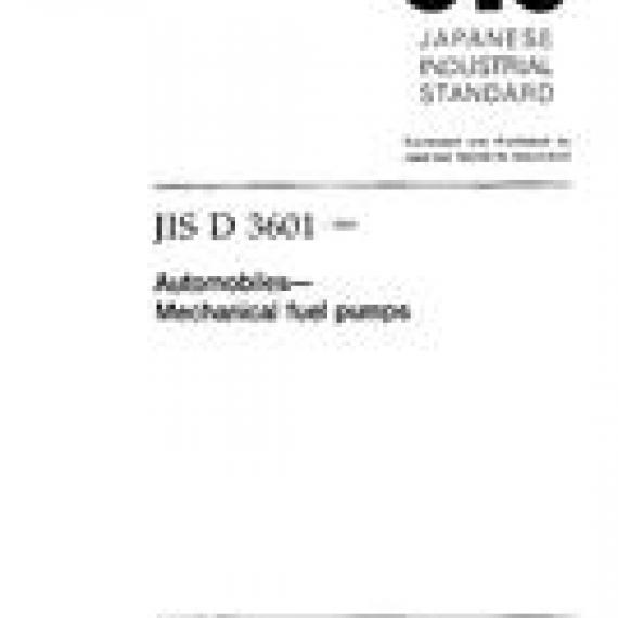 JIS D 3601:1993