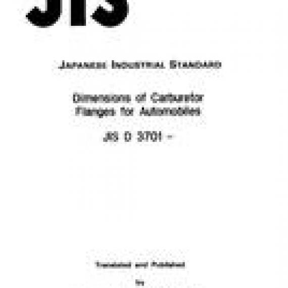 JIS D 3701:1987