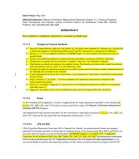 API MPMS Chapter 11.1 (R2012) Addendum 2