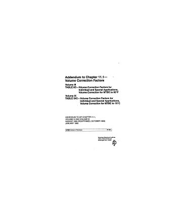 API MPMS Chapter 11.1-Vol.III ADD